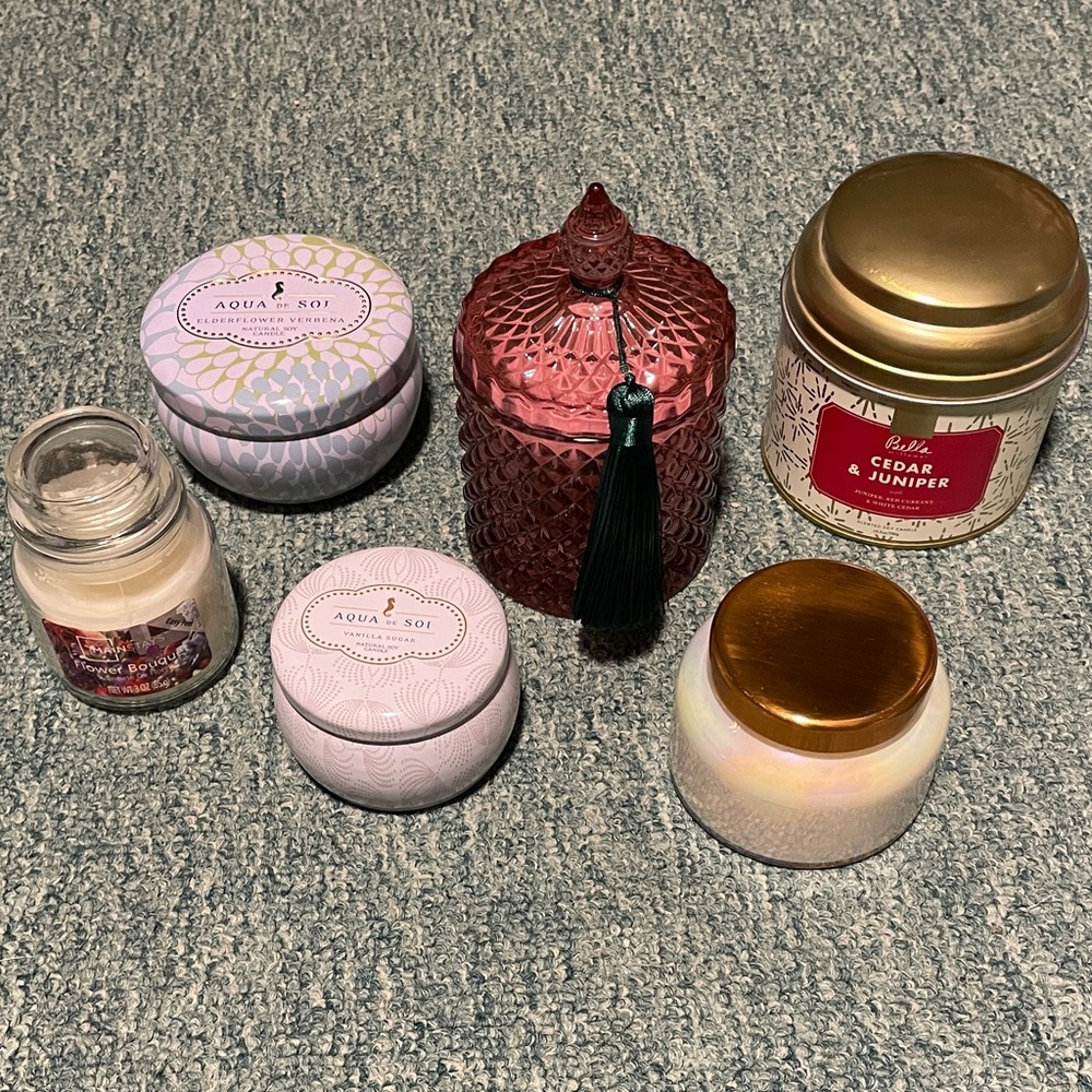 Candles 6 candles - NWT - see photos